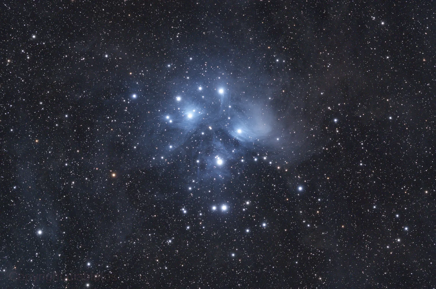 Les Pléiades (Messier 45), @Anthony Fachinger